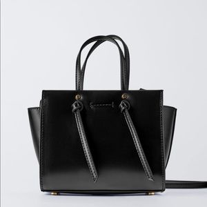 Zara Knotted Mini City Bag